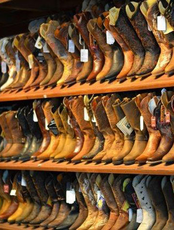 Justin boots retailers hotsell